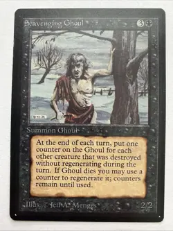 MTG Magic the Gathering Scavenging Ghoul Beta Edition LP Vintage - Image 1