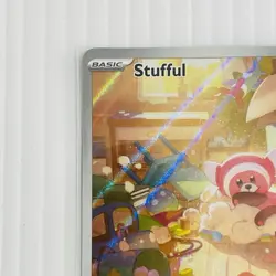 Pokemon TCG Mega Evolutions Stufful 154/132 Illustration Rare Full Art NM/M - Image 5