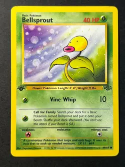 Bellsprout 49/64 1st Edition Jungle - Common - WOTC Pokemon Card LP + - Image 1