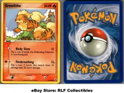 2006 Pokemon, EX Legend Maker, #55/92 Growlithe, Common - Image 1