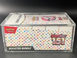 Pokemon 151 SV3.5 Booster Bundle Display Factory Sealed Case W/Acrylic Case - Image 4