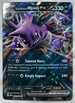 Team Rocket's Nidoking ex - 119/182 DRI Holo NM Pokemon TCG - Image 1