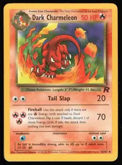 Pokemon Vintage Dark Charmeleon 32/82 Team Rocket - NM - Image 1