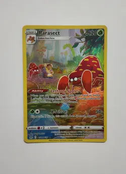Pokemon TCG Parasect TG01/TG30 Lost Origin Holo Full Art Trainer Gallery MINT! - Image 1
