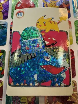 Pokemon Pikachu Vintage Pocket Monsters Vending HOLO Prism Sticker Nintendo 98 - Image 3
