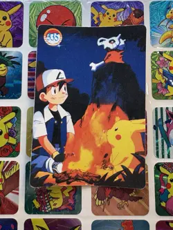 Pokemon Pikachu Vintage Pocket Monsters Vending HOLO Prism Sticker Nintendo 98 - Image 4