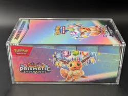 Pokemon SV8.5 Prismatic Evolutions Sealed Booster Bundle Display W/Acrylic Case - Image 4