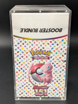 Pokemon 151 SV3.5 Booster Bundle Display Factory Sealed Case W/Acrylic Case - Image 1