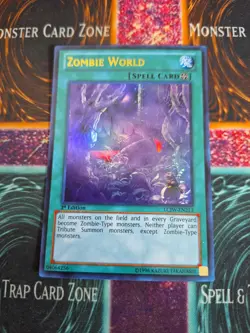 Yu-Gi-Oh! TCG Zombie World LCJW-EN213 Ultra Rare 1st Edition Near Mint - Image 1