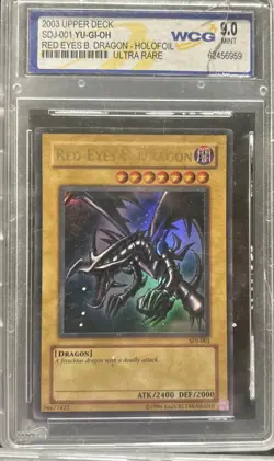 PSA 9 Mint - SDJ-001 - Ultra Rare - Red-Eyes B. Dragon - 2003 Yu-Gi-Oh! - Image 1