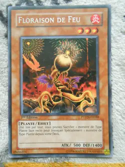FLORAISON DE FEU - 1ERE EDITION - PTDN-FR088 - CARTE YU GI OH - TRES BON ETAT - Image 1