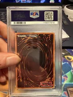 Yu-Gi-Oh! Curse of Dragon LOB Reprint Super Rare PSA 8 Graded NM - MT Slab - Image 3