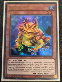 *Italian* Yugioh Swap Frog DUOV-EN063 Ultra Rare 1st Ed NM - Image 1