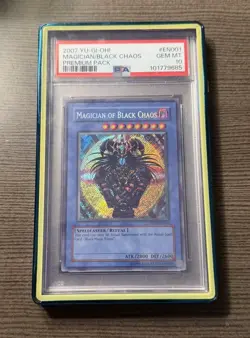 2007 Yu-Gi-Oh! Magician of Black Chaos PP01-EN001 Premium Pack PSA 10 Gem Mint - Image 1