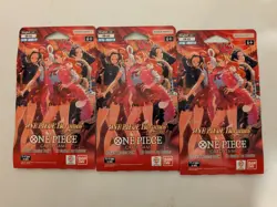 NEW SEALED One Piece TCG Heroines Edition EB-03 Sleeved Booster Pack - Lot Of 3 - Image 1