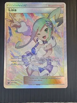Lisia 164/168 Full Art Ultra Rare Celestial Storm Pokemon Card - Image 1
