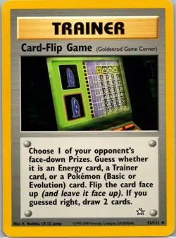 Pokemon TCG Card-Flip Game 92/111 Neo Genesis LP - Image 1