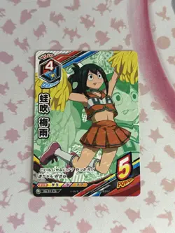 Tsuyu Asui Ha-03-016 Cheerleader Foil My Hero Academia Card Japanese - Image 1