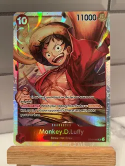 Monkey.D.Luffy ST10-006 SR Three Captains Holo Rare One Piece Card Game - Image 1