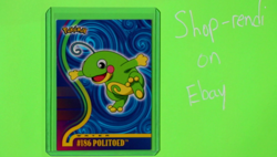 Politoed #186 Pokemon Topps Johto League Champions Card 1st Edition LOW POP - Image 1
