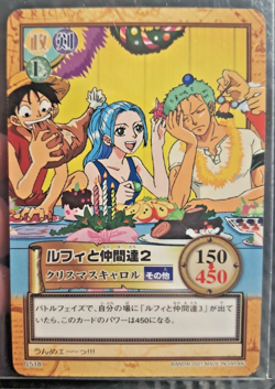 BANDAI One Piece Hyper Battle C518 LUFFY VIVI ZORO CREW SCARCE EARLY CARD - Image 1