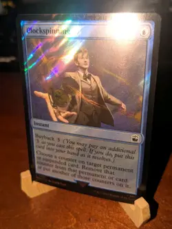 MTG: Clockspinning SURGE FOIL, NM Universes Beyond: Doctor Who Common Chase Card - Image 3