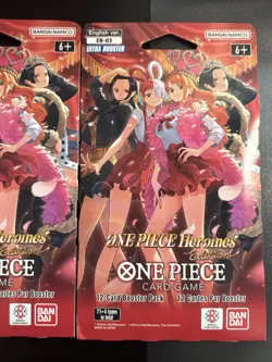 One Piece HEROINES Edition New Sealed English Tcg Card Booster Pack Lot Bundle/2 - Image 4