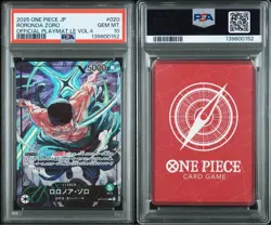 PSA 10 One Piece Card Game Roronoa Zoro OP12-020 Official Playmat Vol.4 Japanese - Image 3