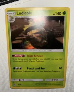 Pokemon Card Ludicolo 2/18 Detective Pikachu Promo Holo Rare English TCG - Image 3