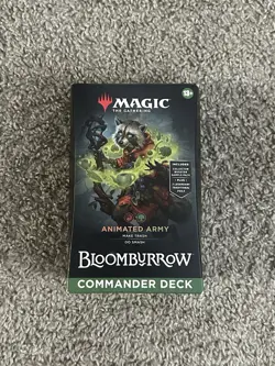 Magic: The Gathering Bloomburrow Commander Deck - Animated Army (100-Card Deck, - Image 1