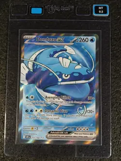2025 Pokemon Dondozo EX 211/182 Full Art SIR - Taby Card™ MINT 9.5 - Image 1