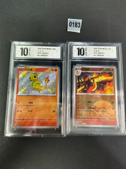 2pcs Charmander152/151,005/151 scombo set Pokemon Card Chinese NM Pyxis 10 - Image 1