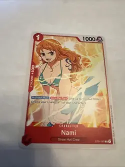 One Piece TCG Nami C Revision Pack Cards ST01-007 - Image 1