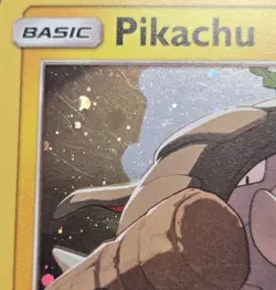 Pokemon TCG Pikachu SM234 2019 Sun & Moon Cosmos Holo Black Star Promo Card - MP - Image 3