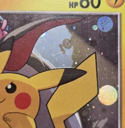 Pokemon TCG Pikachu SM234 2019 Sun & Moon Cosmos Holo Black Star Promo Card - MP - Image 5