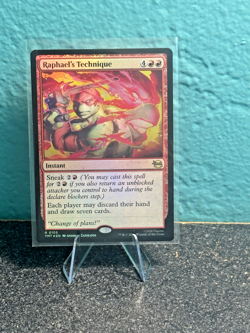 Raphael's Technique R 0105 FOIL TMNT Teenage Mutant Ninja Turtles MTG NM Card - Image 1
