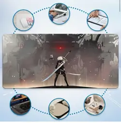 Nier Automata Anime Manga TCG Gaming Collectible Playmat NEW PC Games Mtg Cards - Image 1
