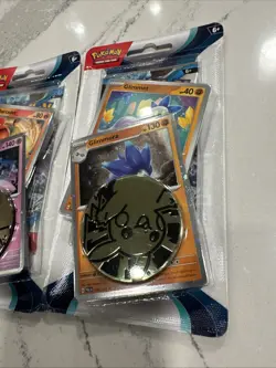 Pokemon TCG Blister Pack Set Paradox Rift Glimmora Ceruledge 2023 Cards Lot of 2 - Image 3