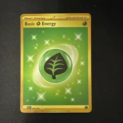 Pokemon Basic Grass Energy 278/193 PALdea Evolved Full Art Foil Card - Image 1