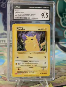 CGC 9.5 Mint+ Pikachu CLC 008/034 TCG Classic Collection Holo Pokemon Card - Image 1