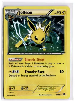 Pokemon TCG Jolteon (Cosmos Holo) 026/098 Miscellaneous Cards & Products - Image 1