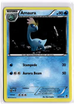 Pokemon TCG Amaura (Cosmos Holo) 025/111 Miscellaneous Cards & Products Promo - Image 1