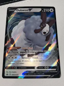 Pokemon Card Dubwool V SWSH049 Promo Sword & Shield Holo Card English TCG - Image 2