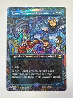 Renet, Temporal Apprentice (Borderless) R Teenage Mutant Ninja Turtles 202 NM - Image 1