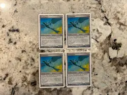Mtg Ornithopter 9th Edition x4 - Magic the Gathering Ornithopter Playset LP - Image 1