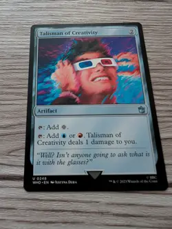 1x Talisman of Creativity - Universes Beyond: Doctor Who - NM - MTG - Image 1