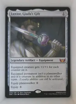 Luxior, Giada's Gift #240 Streets New Capenna SNC Mythic NM MTG 2022 - Image 1