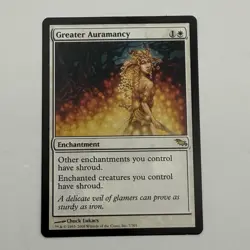Greater Auramancy 7/301 Shadowmoor LP MTG Magic the Gathering Commandder - Image 1