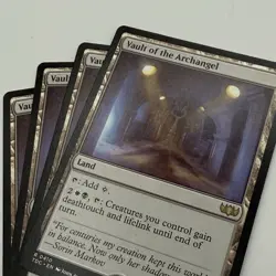 4x MTG Vault of the Archangel 410 NM Normal Commander: Tarkir: Dragonstorm - Image 1
