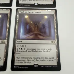4x MTG Vault of the Archangel 410 NM Normal Commander: Tarkir: Dragonstorm - Image 5